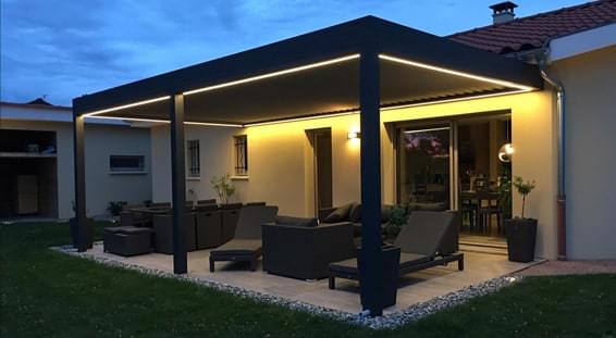 éclairage pergolight